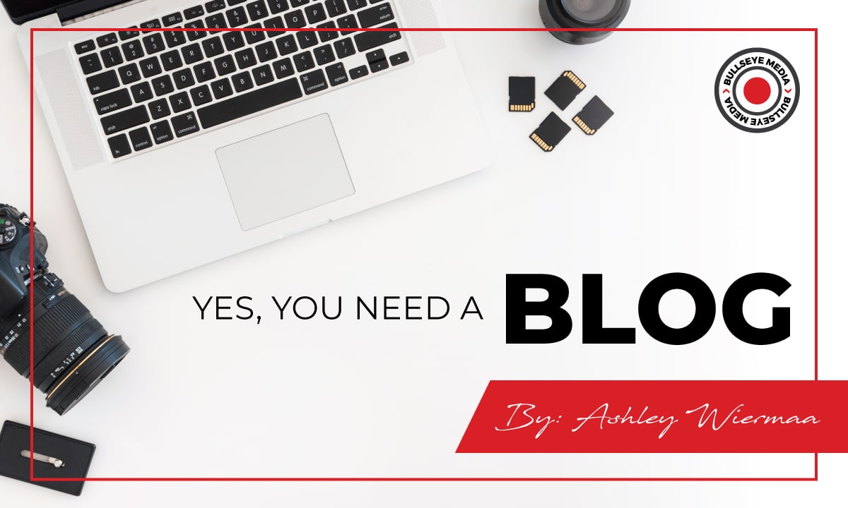 yes, you need a blog