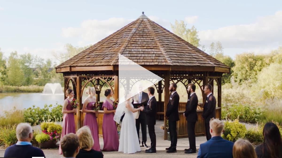 Wedding video shot by Bullseye Media
