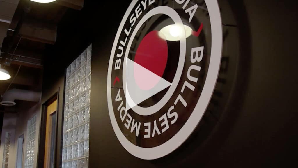 Bullseye Media Company logo in a video by Bullseye