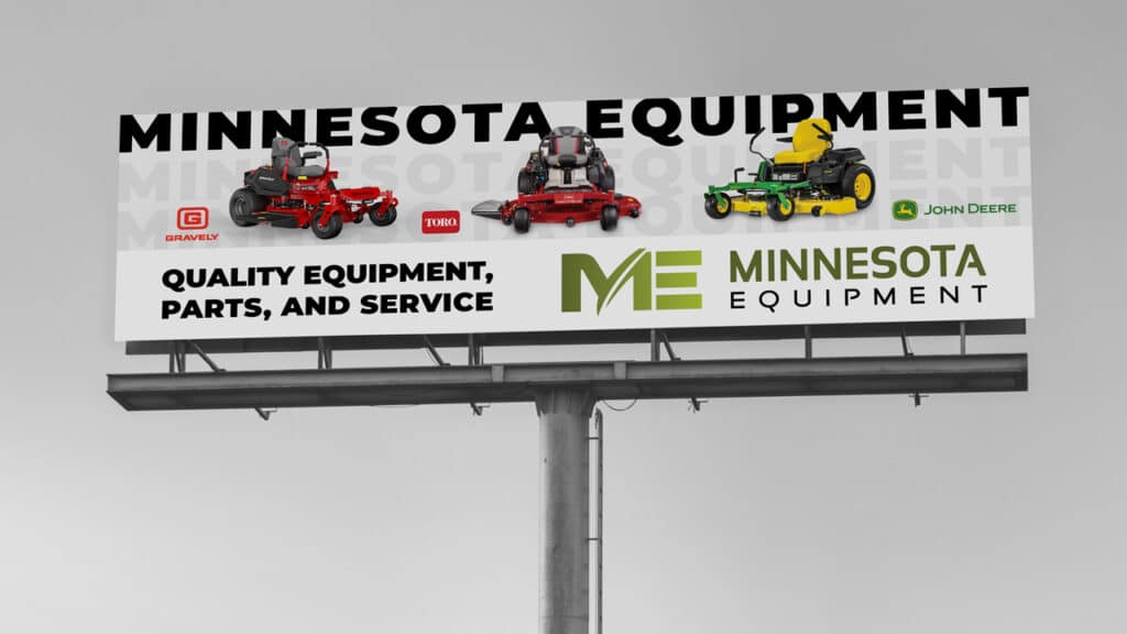 Minnesota Equipment billboard