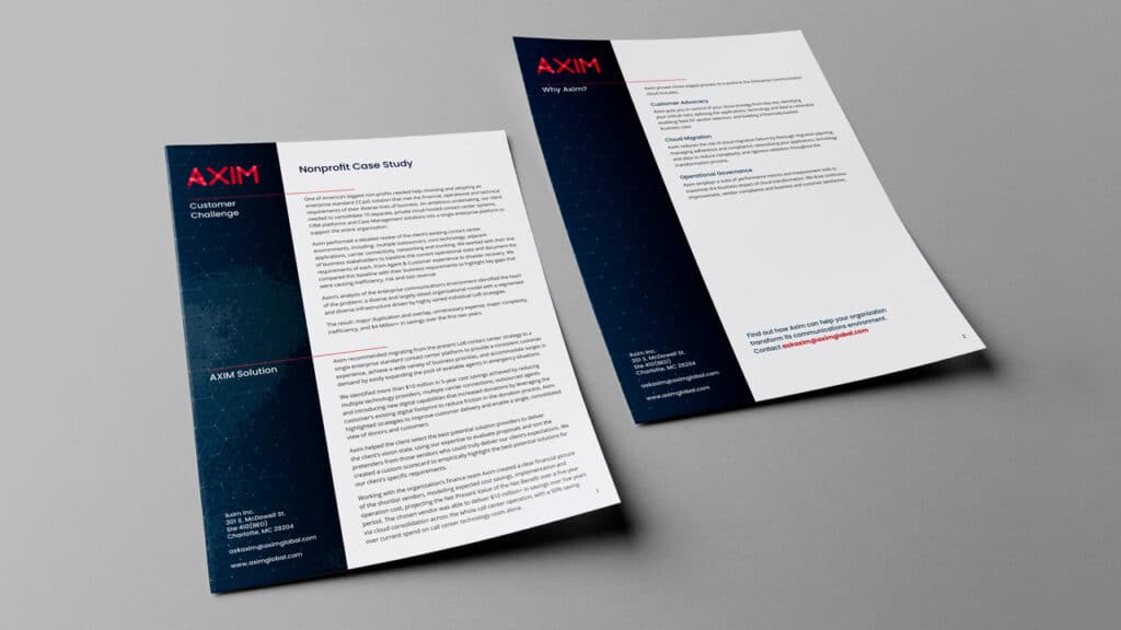 Axim Global brochures