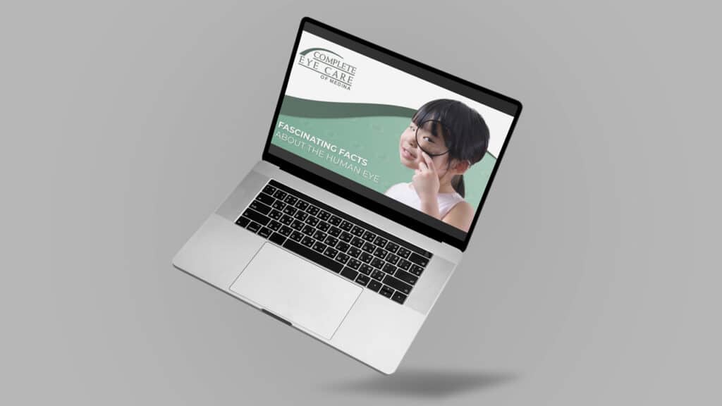 Complete Eye Care of Medina website mockup