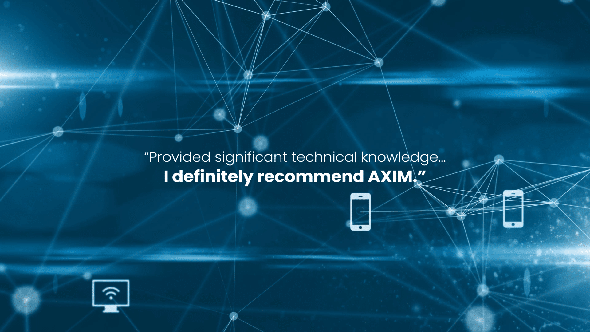 Axim services banner