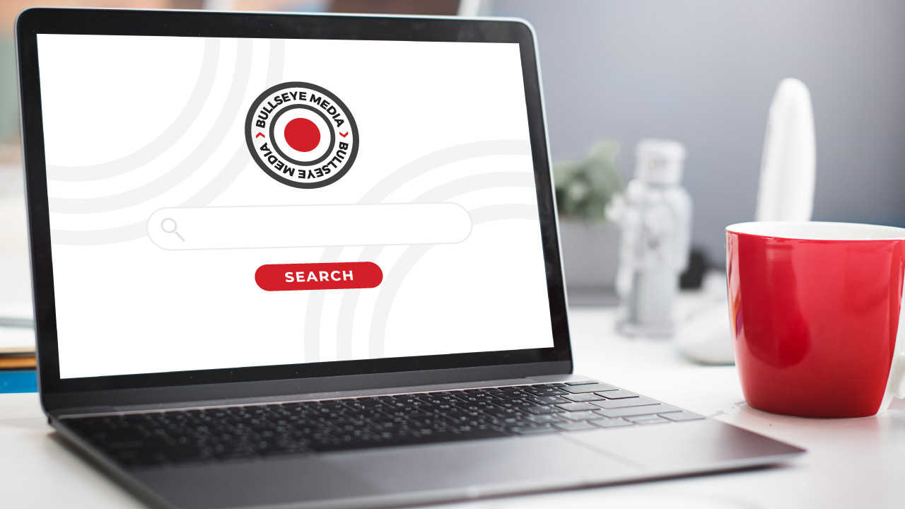 Computer with search bar